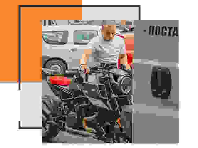 Перевозка мотоцикла по России - Услуги Перевозка-Елц
