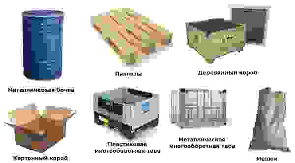 Тара для перевозки грузов в ельце